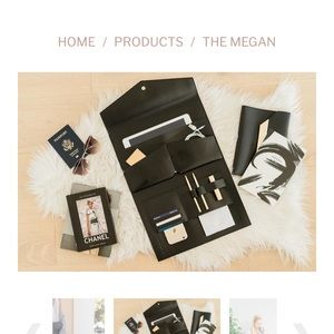 Glass Ladder &Co. Megan portfolio clutch